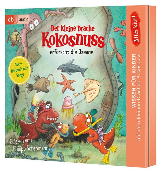 Alles klar! Der kleine Drache Kokosnuss erforscht die Ozeane