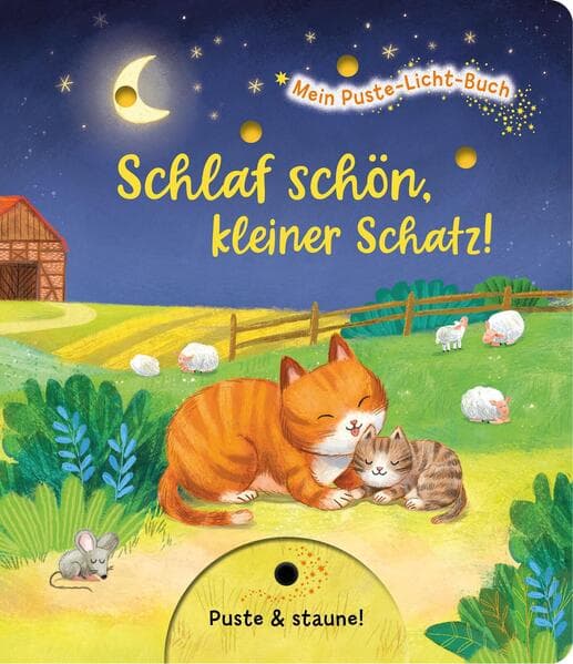 Mein Puste-Licht-Buch: Schlaf schön, kleiner Schatz!