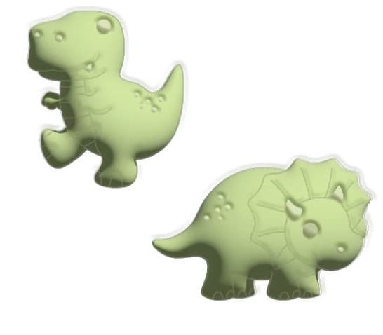 Spielstabil 7446 - Sandförmchen Dinosaurier T-Rex oder Triceratops, 1 Stück (Vorauswahl nicht möglich!)