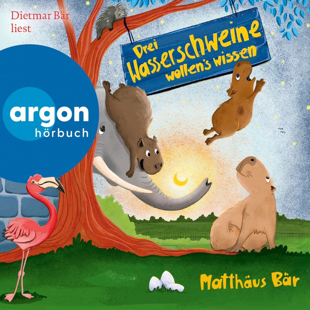 Drei Wasserschweine wollen's wissen