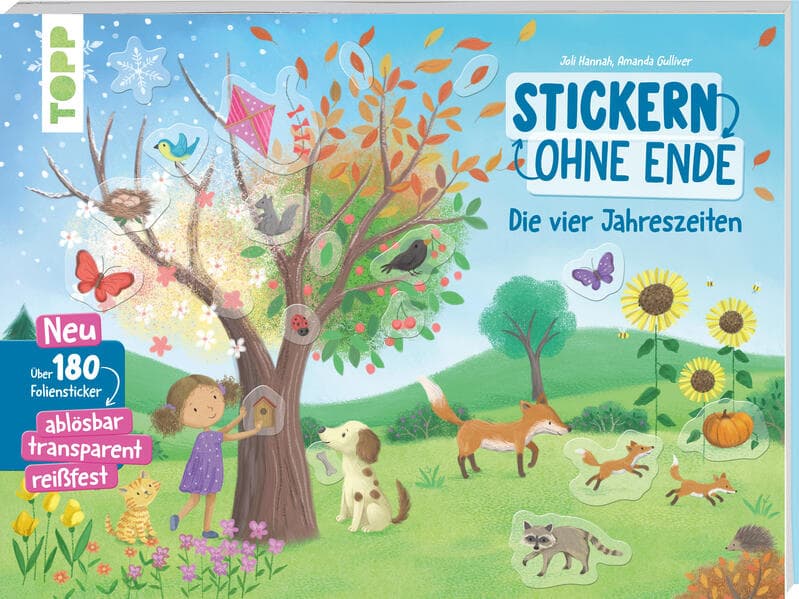Stickern ohne Ende - Die vier Jahreszeiten