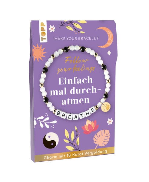 Follow your Feelings - Make your bracelet - Schmuckset Breathe