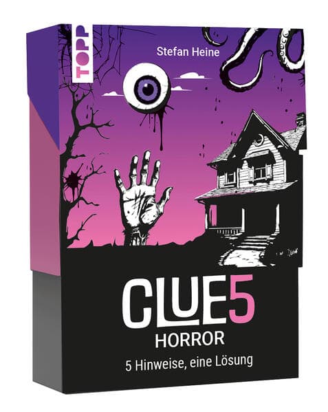 CLUE5 #Horror. 5 Hinweise, nur eine Lösung. Das Trend-Quiz für deine Tasche