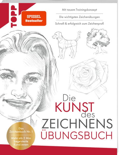 Die Kunst des Zeichnens Übungsbuch. Mit neuem Trainingskonzept