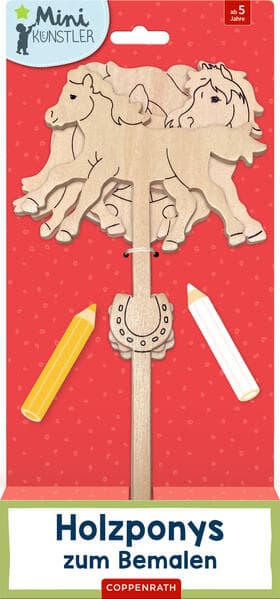 Holzponys zum Bemalen