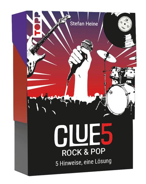 CLUE5 #Rock & Pop. 5 Hinweise, nur eine Lösung. Das Trend-Quiz für deine Tasche