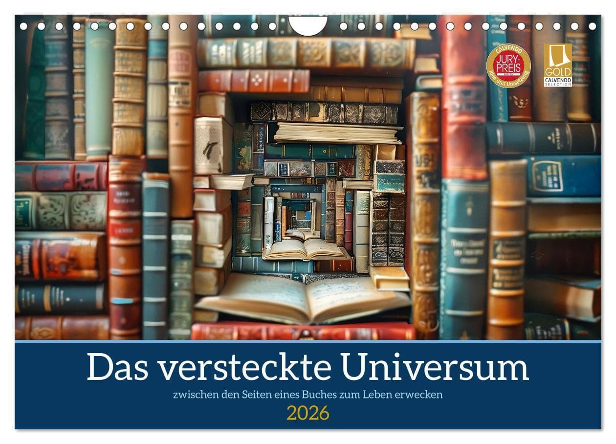 Das versteckte Universum (Wandkalender 2026 DIN A4 quer), CALVENDO Monatskalender
