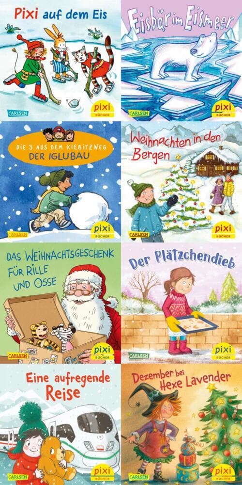 Pixi-Weihnachts-8er-Set 40: Pixi unterm Weihnachtsbaum (8x1 Exemplar)