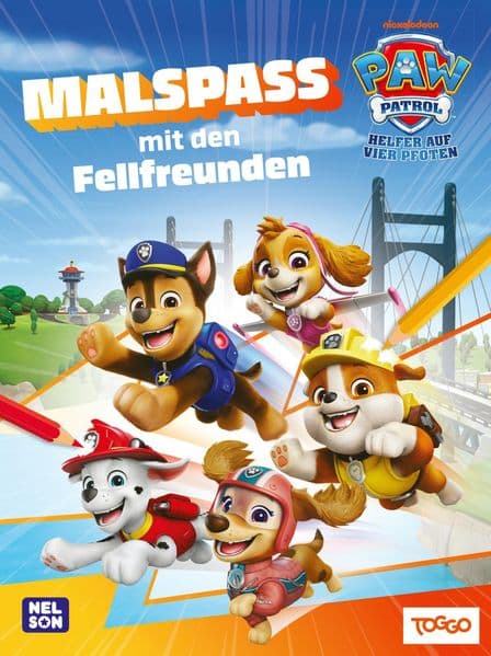 PAW Patrol Kindergartenheft: Malspaß mit den Fellfreunden