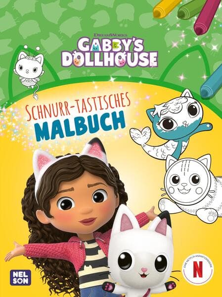 Gabby's Dollhouse: Schnurr-tastisches Malbuch