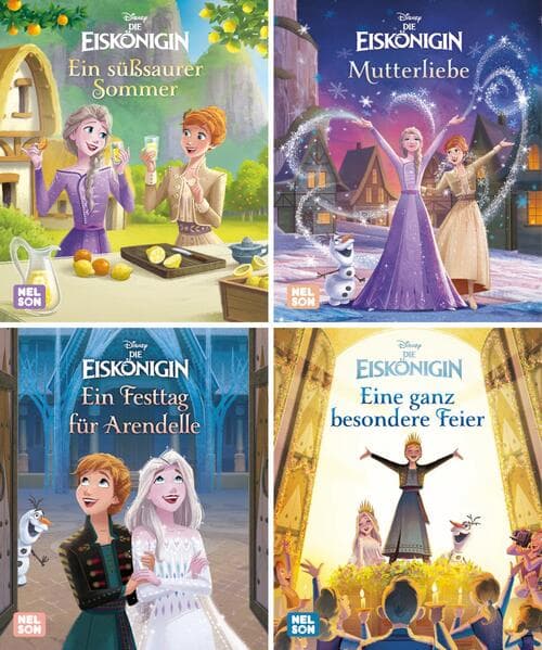 Nelson Mini-Bücher: 4er Disney Die Eiskönigin 21-24