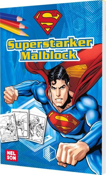 DC Superman: Superstarker Malblock