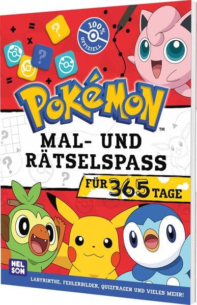 Pokémon Activity-Buch: Mal- und Rätselspaß für 365 Tage