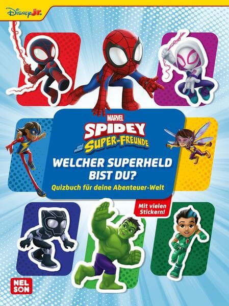 MARVEL Spidey und seine Super-Freunde: Welcher Superheld bist du? Quizbuch für deine Abenteuer-Welt