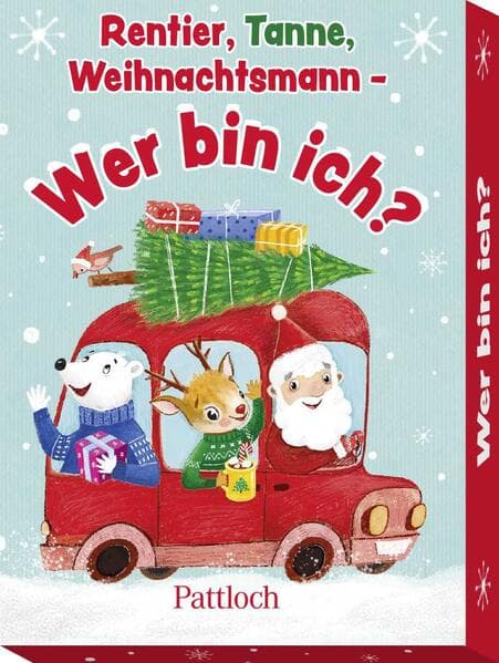 Rentier, Tanne, Weihnachtsmann