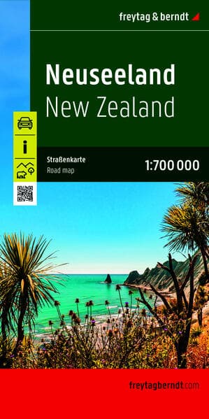 Neuseeland, Straßenkarte 1:700.000, freytag & berndt