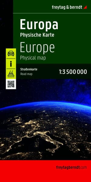 freytag & berndt Straßenkarte Europa physisch 1:3,5 Mio.