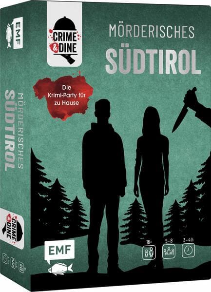 Crime & Dine - Das Krimi-Dinner-Set: Mörderisches Südtirol
