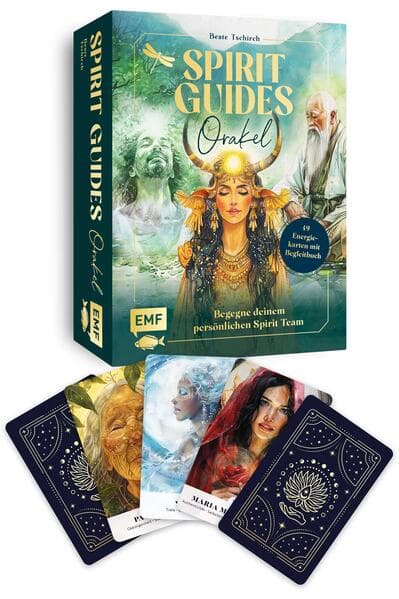 Orakel-Kartenset: Spirit Guides | 49 Energiekarten mit Begleitbuch