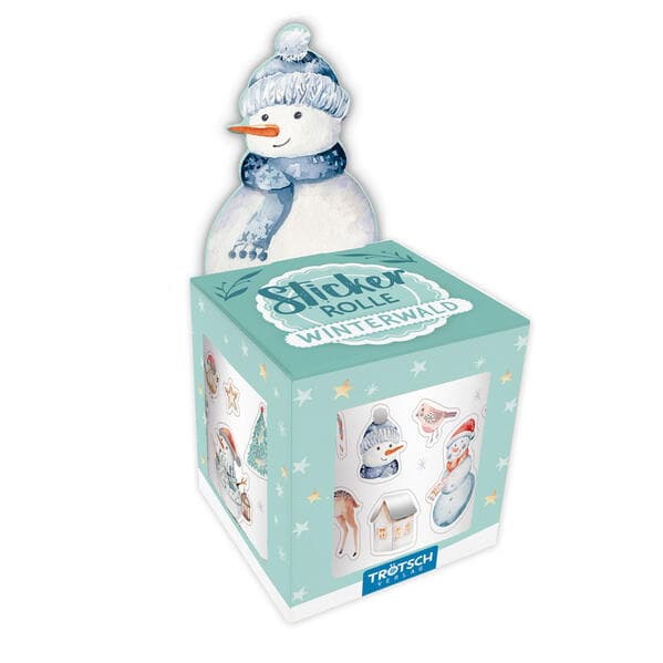 TRÖTSCH - Stickerrolle Winterwald | Ab 3 Jahren