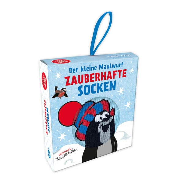TRÖTSCH - Der kleine Maulwurf Zauberhafte Socken Winter Größe 30 bis 35