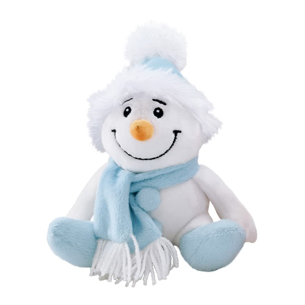 TRÖTSCH - Plüsch Schneemann türkis