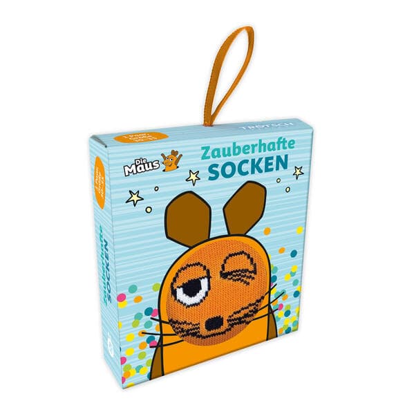 TRÖTSCH - Die Maus Zauberhafte Socken Größe 30 bis 35 Maus