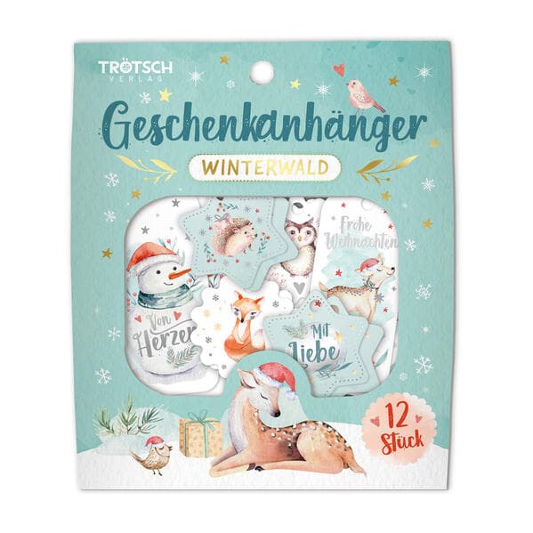 TRÖTSCH - Geschenkanhänger Winterwald Weihnachten