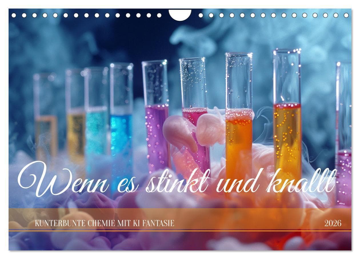 Wenn es stinkt und knallt (Wandkalender 2026 DIN A4 quer), CALVENDO Monatskalender