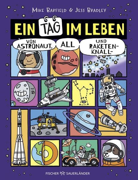 Ein Tag im Leben von Astronaut, All und Raketenknall