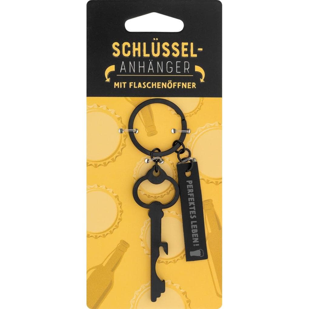 Schlüsselanhänger mit Flaschenöffner "Perfekt"