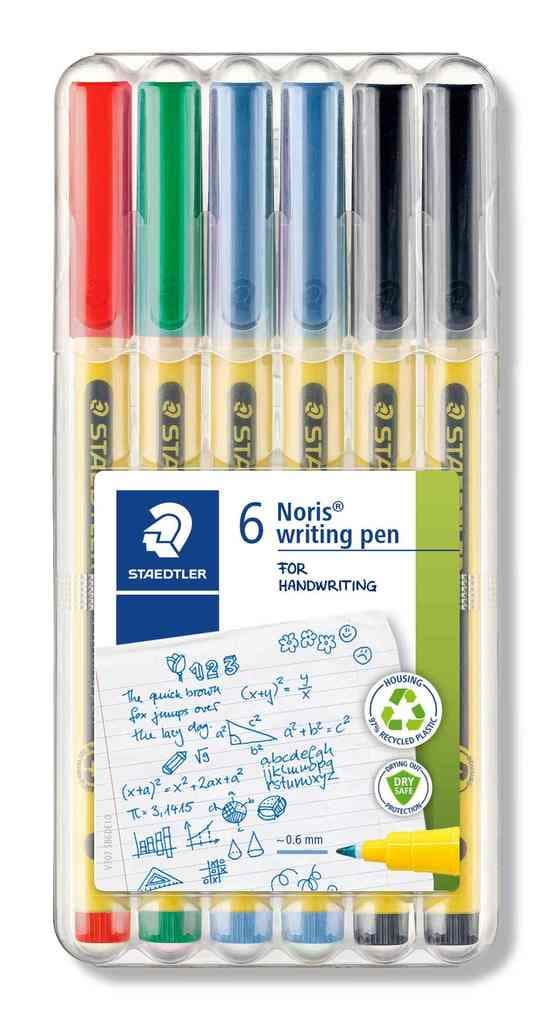 STAEDTLER Noris® writing pen 307, 6 Fineliner