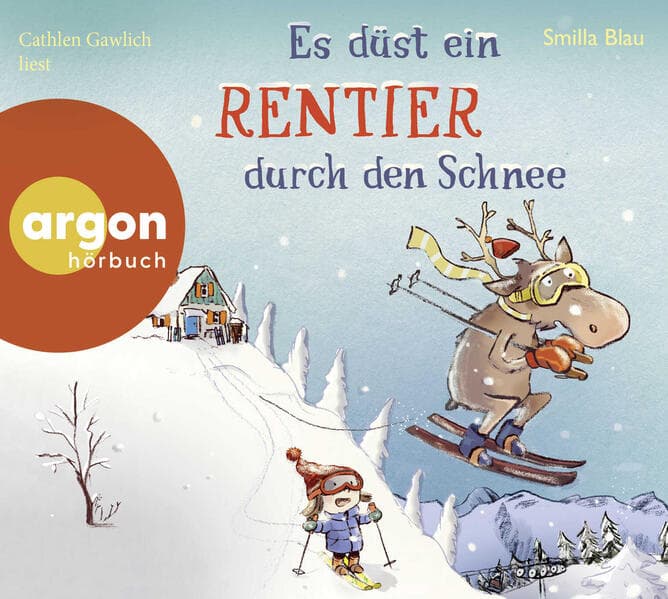 Es düst ein Rentier durch den Schnee