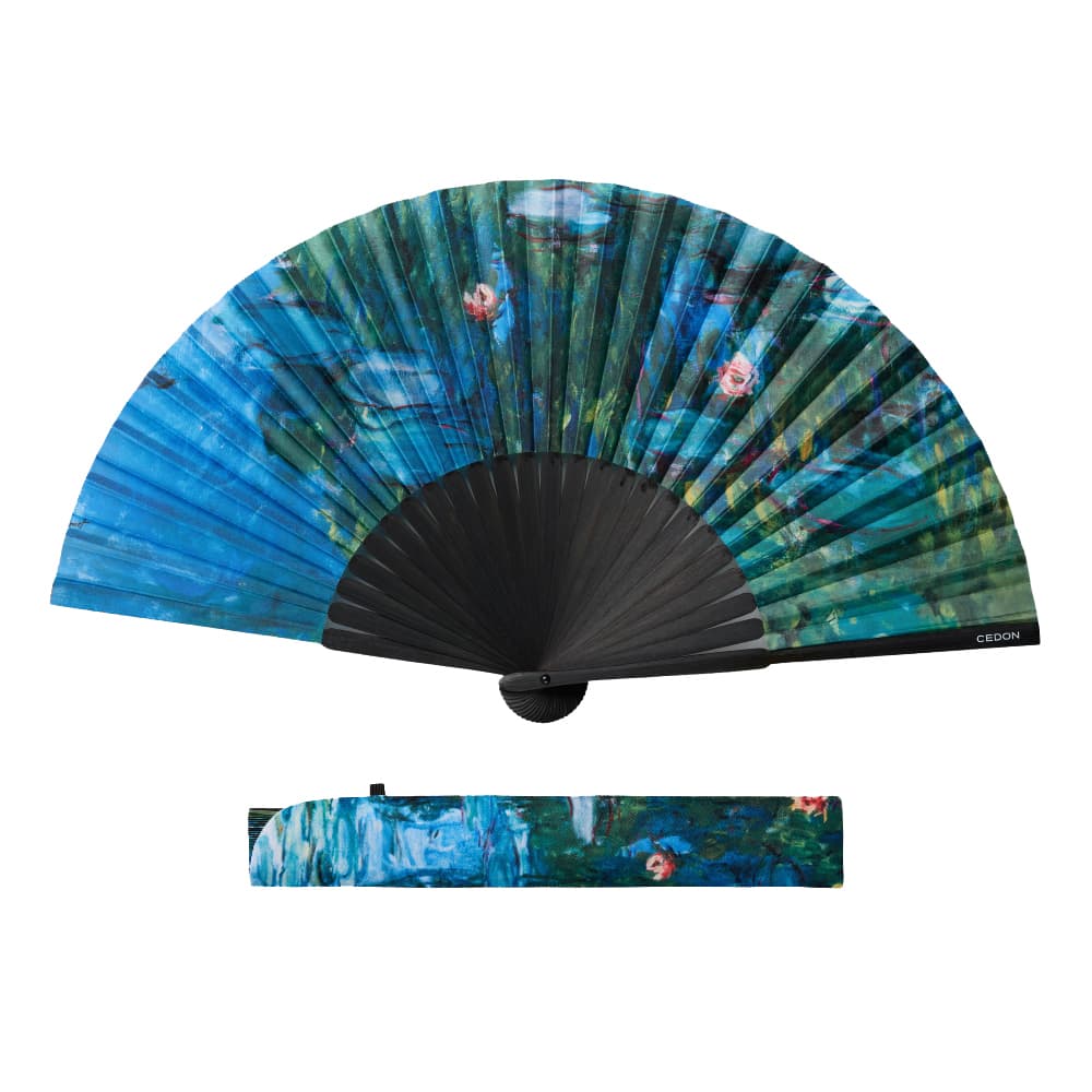 Fächer Monet, Seerosen