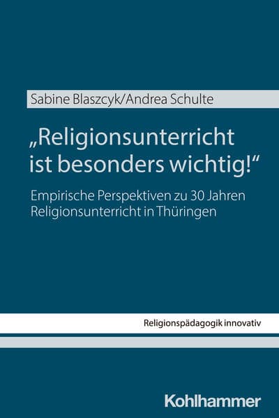 "Religionsunterricht ist besonders wichtig!"