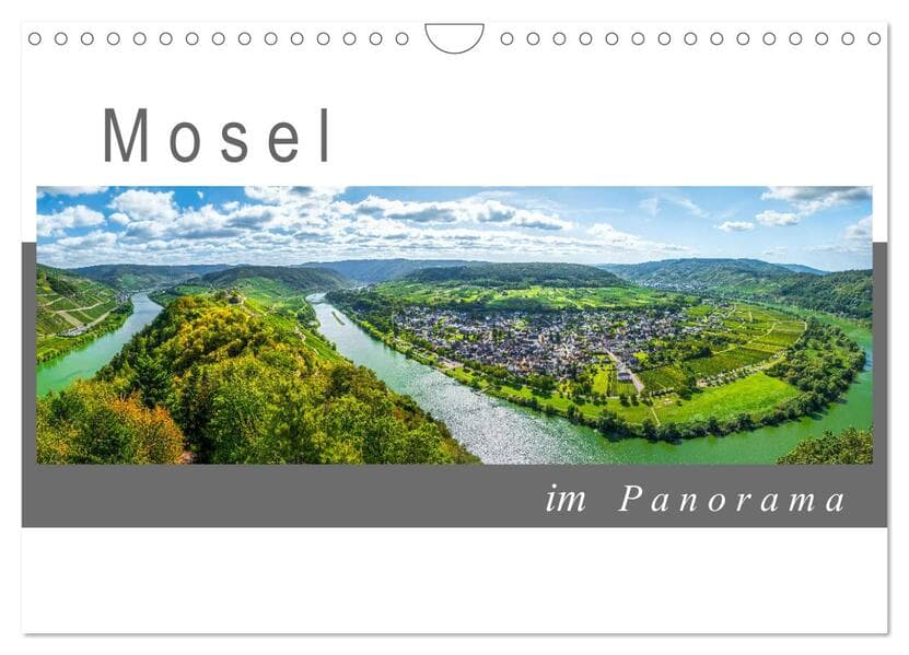 Mosel im Panorama (Wandkalender 2026 DIN A4 quer), CALVENDO Monatskalender