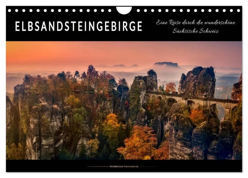 Elbsandsteingebirge - eine Reise durch die wunderschöne Sächsische Schweiz (Wandkalender 2026 DIN A4 quer), CALVENDO Monatskalender