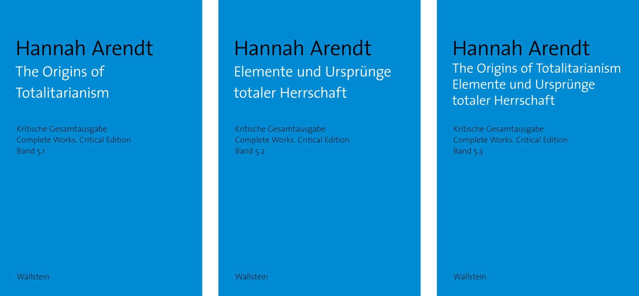 The Origins of Totalitarianism / Elemente und Ursprünge totaler Herrschaft