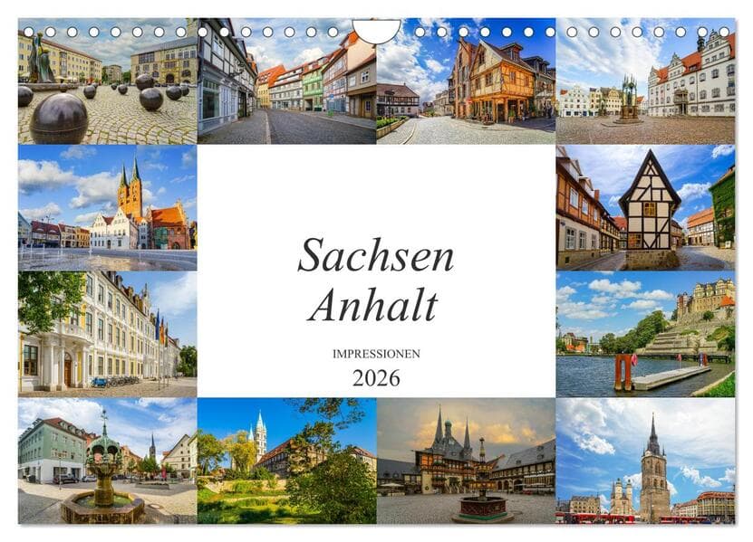 Sachsen Anhalt Impressionen (Wandkalender 2026 DIN A4 quer), CALVENDO Monatskalender