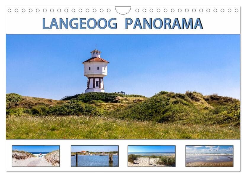 LANGEOOG PANORAMA (Wandkalender 2026 DIN A4 quer), CALVENDO Monatskalender