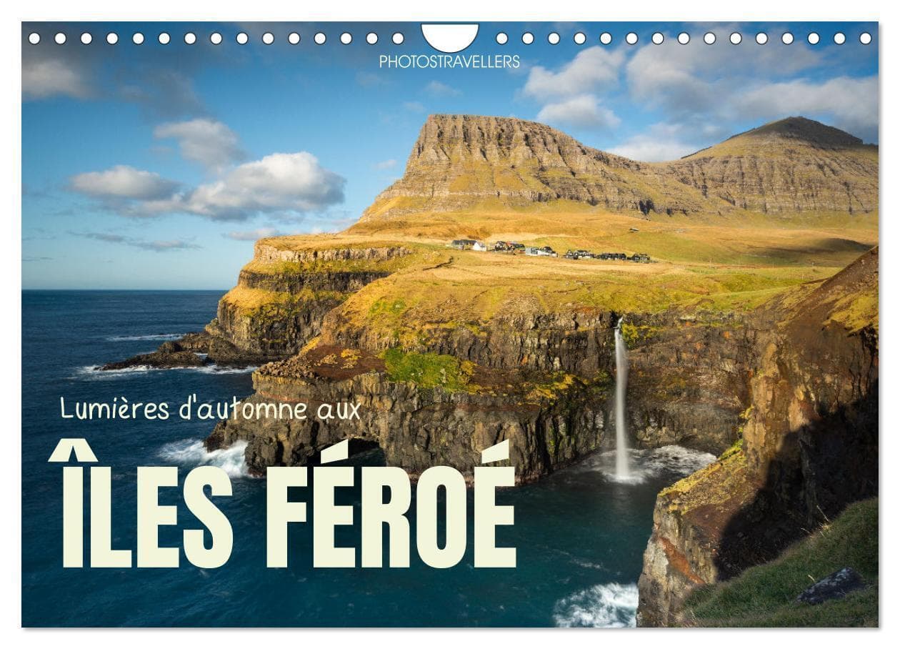 Lumières d'automne aux îles Féroé (Calendrier mural 2026 DIN A4 vertical), CALVENDO calendrier mensuel