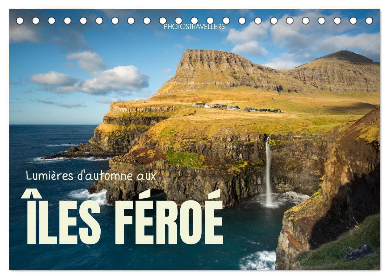 Lumières d'automne aux îles Féroé (Calendrier de bureau 2026 DIN A5 vertical), CALVENDO calendrier mensuel
