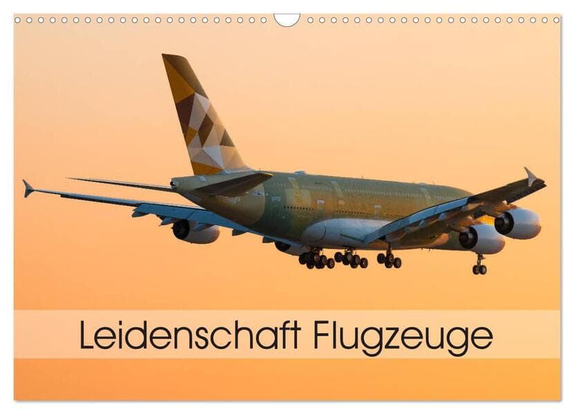Leidenschaft Flugzeuge (Wandkalender 2026 DIN A3 quer), CALVENDO Monatskalender