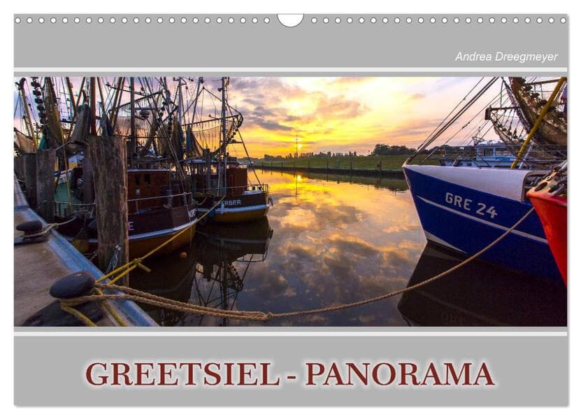 Greetsiel-Panorama (Wandkalender 2026 DIN A3 quer), CALVENDO Monatskalender