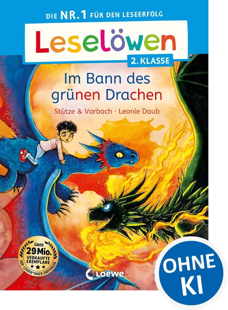 Leselöwen 2. Klasse - Im Bann des grünen Drachen