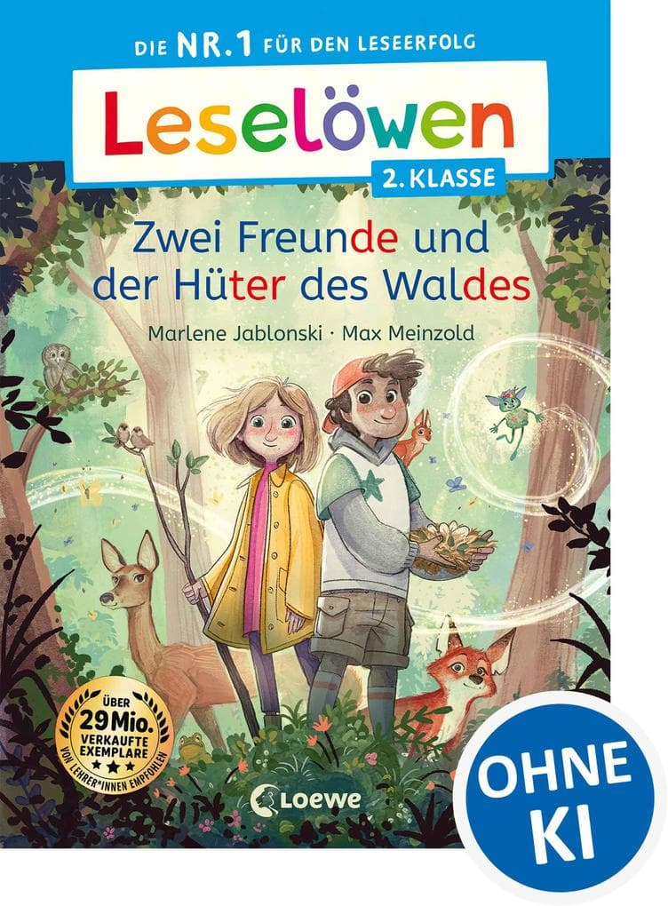 Leselöwen 2. Klasse - Zwei Freunde und der Hüter des Waldes