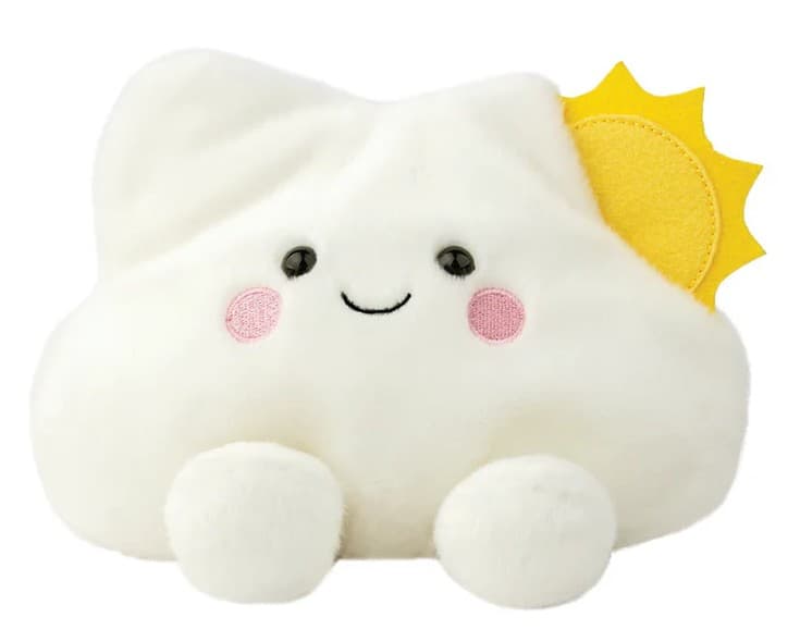 Aurora 61543 - Palm Pals Wolke Summer, Plüschfigur, 20 cm, Cuddle Pals