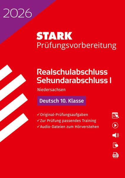 STARK Deutsch - Realschulabschluss 2026 Niedersachsen - Prüfungsvorbereitung