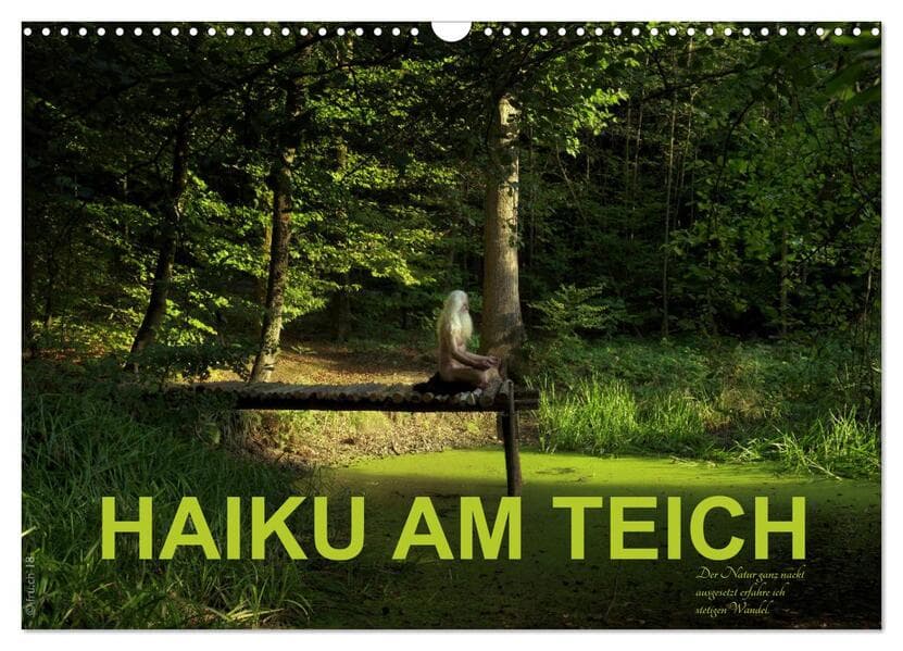 HAIKU AM TEICH (Wandkalender 2026 DIN A3 quer), CALVENDO Monatskalender