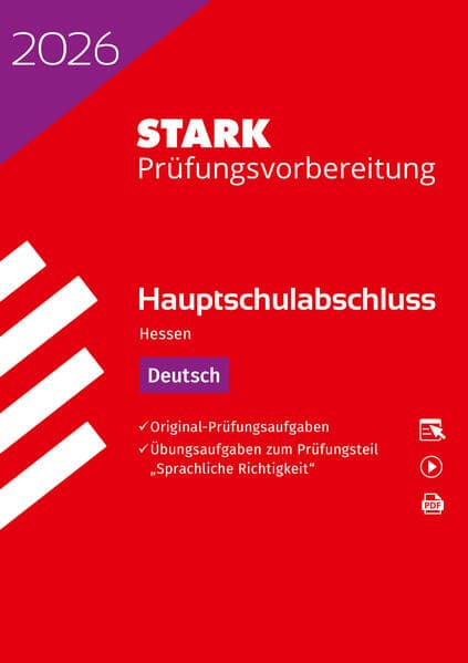 STARK Deutsch - Hauptschulabschluss 2026 Hessen - Prüfungsvorbereitung
